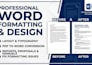 professionally edit, format, and design your microsoft word document